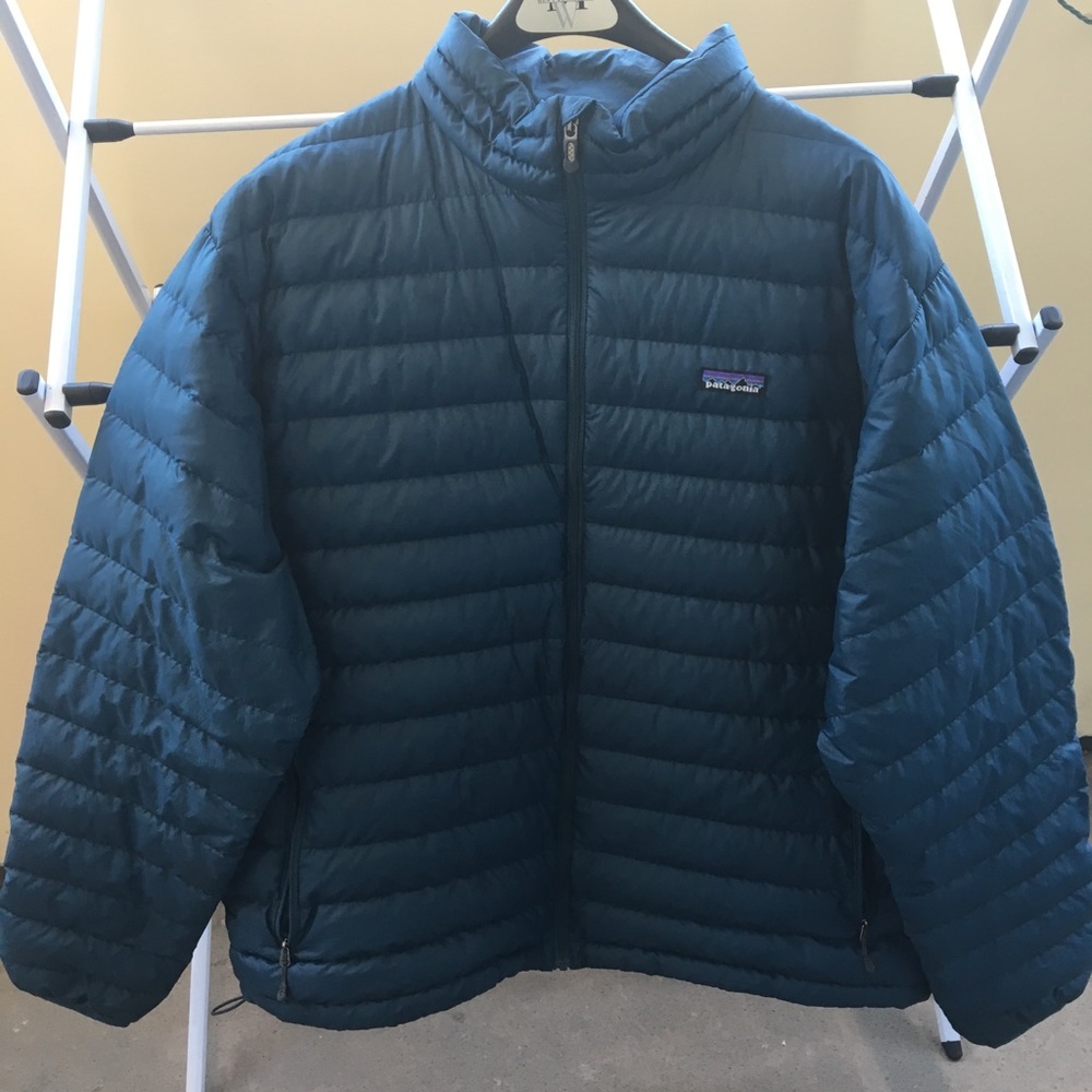 Patagonia Men’s Down Puffer Jacket - Blue XL